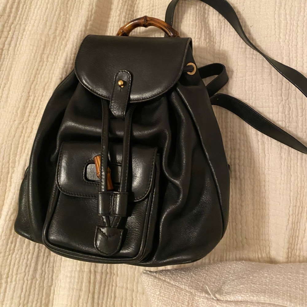 Gucci bamboo mini backpack. Brand new never used